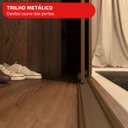Ver imagem 5 de Guarda Roupa Casal com Espelho 3 Portas de Correr 100% MDF London Yescasa