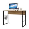 Mesa escritório industrial para Computador notebook Caemmun Tamanho 120x45x75:Preto/Mel - 1