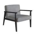 Ver imagem 2 de Poltrona Decorativa Madeira Maciça Jequitibá Assento com Persintas Elásticas e Algodão Julia