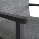 Ver imagem 6 de Poltrona Decorativa Madeira Maciça Jequitibá Assento com Persintas Elásticas e Algodão Julia