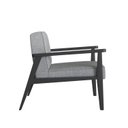 Ver mais imagens de Poltrona Decorativa Madeira Maciça Jequitibá Assento com Persintas Elásticas e Algodão Julia