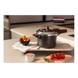 Panela Pressão Live Pressure C/indução 4,2l Granito - Brinox - 6