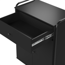 Ver imagem 5 de Armário Baixo Auxiliar Office Estilo Industrial 2 Portas Criare Preto