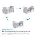 Ver imagem 6 de Quarto de Bebê com Cômoda 1 Porta e Berço Minicama 100% MDF Nina Espresso Móveis Branco/Brilho