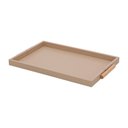 Ver imagem 2 de Bandeja Decorativa em Mdf com Revestimento em Pu Rosa 52cm 19344 Mart