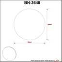 Ver imagem 4 de Espelho Decorativo Redondo 60cm BN3640 Cinza