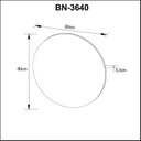 Ver imagem 3 de Espelho Decorativo Redondo 60cm BN3640 Cinza