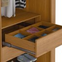 Ver imagem 5 de Guarda Roupa Casal 2 Portas de Correr com Espelho Trian 220 cm Cinamomo Areia Zanz