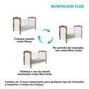 Ver mais imagens de Quarto de Bebê com Guarda Roupa 4 Portas Cômoda 1 Porta e Berço Americano Nina Espresso Móveis