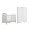 Quarto de Bebê com Guarda-Roupa 4 Portas e Berço Minicama 100% MDF Nina Espresso Móveis - 2