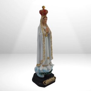 Imagem Religiosa Nossa Senhora de Fatima 21cm em Resina