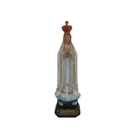 Imagem Religiosa Nossa Senhora de Fatima 21cm em Resina - 4