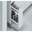 Ver imagem 3 de Gabinete Cozinha Mdf 1,14m Elegance com 4 Pés e Amplo Espaço:branco