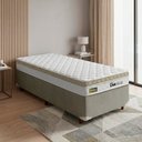 Ver imagem 2 de Cama Box Solteiro Espuma Ortopédica Onix D45 88x188x58cm Hellen - Suporta até 150 kg