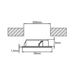 Luminária Pop Quadrada 6000k Alumínio - Lumitek - 2