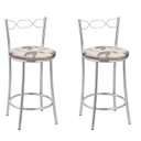 Ver imagem 1 de Kit 2 Banquetas Cromadas Bc51-c - E516