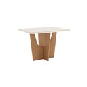 Ver imagem 2 de Mesa de Jantar 120x80cm Tampo Vidro/MDF Canto Arredondado Vértice