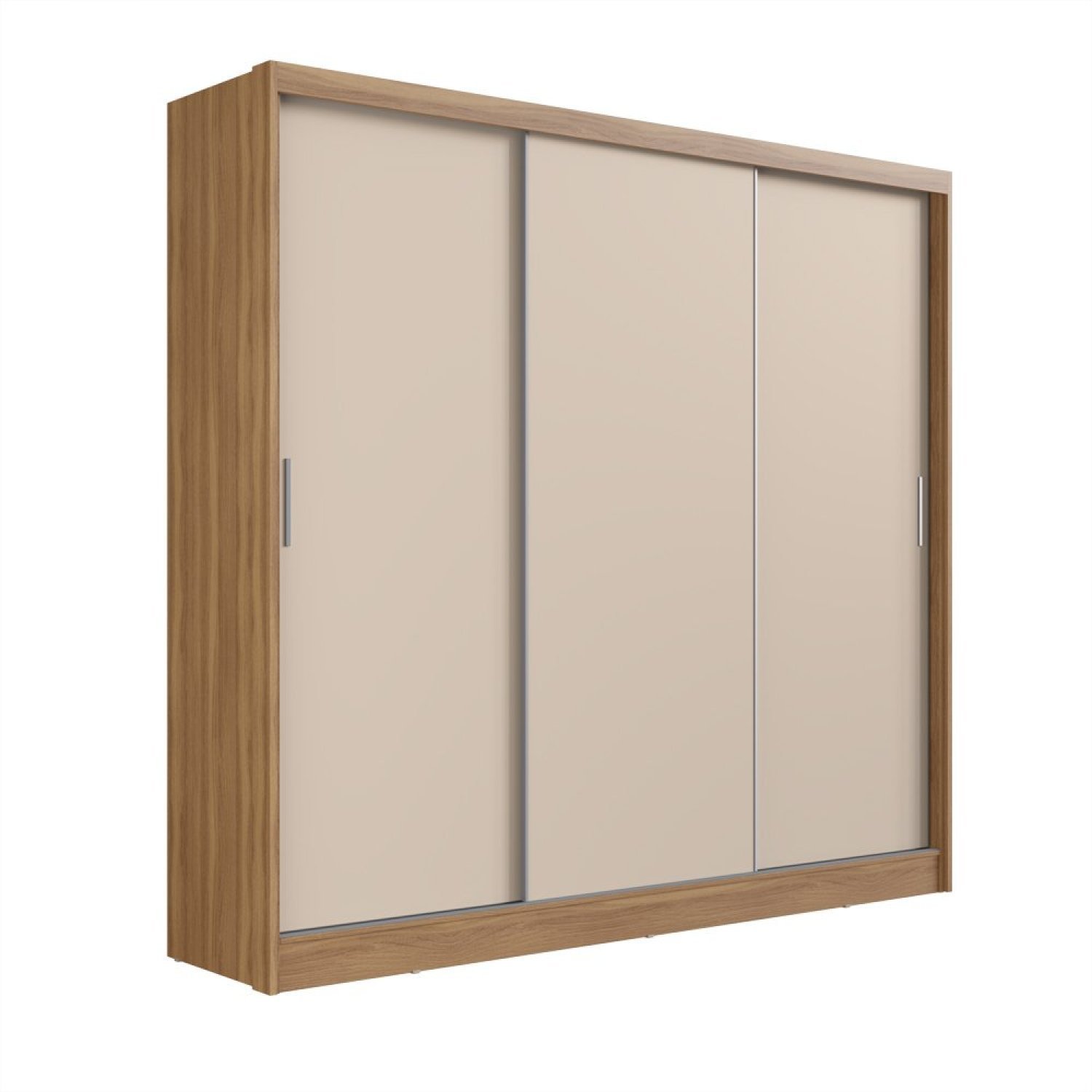 Guarda Roupa Casal 3 Portas 4 Gavetas 100% MDF London Yescasa - 5