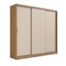 Guarda Roupa Casal 3 Portas 4 Gavetas 100% MDF London Yescasa - 5