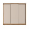 Guarda Roupa Casal 3 Portas 4 Gavetas 100% MDF London Yescasa - 3