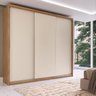 Guarda Roupa Casal 3 Portas 4 Gavetas 100% MDF London Yescasa - 1
