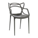 Ver imagem 1 de Cadeira de Jantar Allegra Super Resistente e Empilhável Garden Life Cinza