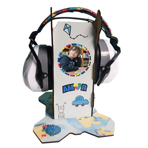 Suporte com Abafador de Ruido para Autistas 26 Db