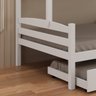 Treliche Casal de Madeira com Cama Auxiliar de Solteiro Branco - 10