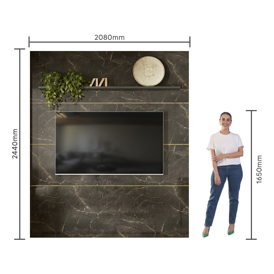 Painel do Piso ao Teto para TV até 75 Guapore - 4