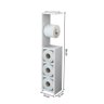 Organizador Papel Higiênico Vertical Decorativo Autria Branco - 4