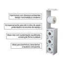 Ver imagem 2 de Organizador Papel Higiênico Vertical Decorativo Autria Branco