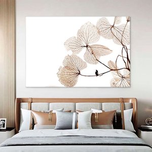 Quadro Decorativo Floral Fotografico, Tela em Canvas na Horizontal Ideal para Ambiente de Sala
