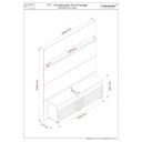 Ver imagem 3 de Rack com Painel para TV até 75 Polegadas 2 Portas Prestige