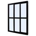 Ver imagem 1 de Porta de Correr Perfecta 3 Folhas Liso 215x200cm Preto - 1078-5602 - Jap
