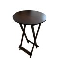 Ver imagem 1 de Mesa Bistrô Dobrável Imbuia