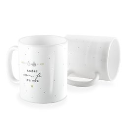 Caneca andar com fé eu vou - 1