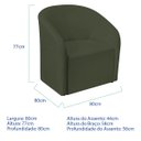 Ver imagem 5 de Kit Sofá Curvo França 220cm Ld. e Poltrona Luiza Max Conforto, Elegância e Design Moderno Linho