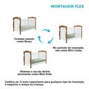 Ver imagem 6 de Quarto de Bebê Berço Americano e Guarda Roupa com Janelas Retangulo Cocada Espresso Móveis
