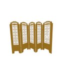 Ver imagem 1 de Biombo Trabalhado 5 Folhas sem Pezinhos