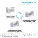 Ver imagem 6 de Quarto de Bebê Berço Americano e Cômoda com Janelas Retangulo Cocada Espresso Móveis