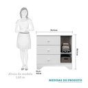 Ver imagem 3 de Quarto de Bebê Berço Americano e Cômoda com Janelas Retangulo Cocada Espresso Móveis