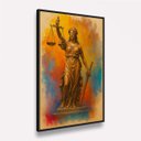 Ver imagem 3 de Quadro Advocacia Justiça Harmonia Colorido para Escritórios