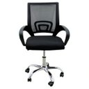 Ver imagem 3 de Kit 6 Cadeiras de Rodízios Escritório Home Office Telinha Preto
