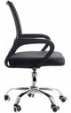 Ver imagem 2 de Kit 6 Cadeiras de Rodízios Escritório Home Office Telinha Preto