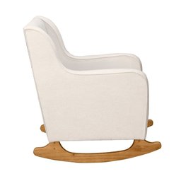 Poltrona de Amamentação Balanço com Puff Bouclê Aquila - 6
