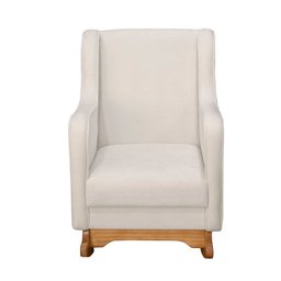 Poltrona de Amamentação Balanço com Puff Bouclê Aquila - 5