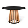 Conjunto Mesa De Jantar Talia Amadeirada Preta 120cm Com 4 Cadeiras Eiffel Slim - Preto - 3