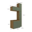 Ver imagem 2 de Conjunto para Banheiro Kappesberg Celeste 5 Peças Nogueira/verde 116,5cm