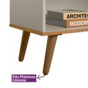Ver imagem 6 de Rack para TV até 50 Polegadas MDF 120cm Rubi Branco