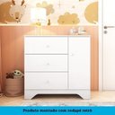 Ver mais imagens de Quarto de Bebê com Berço Americano e Cômoda 1 Porta Cocada Espresso Móveis